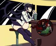 drawing vore black_hair long_hair inside_stomach skullgirls milkshake cutaway leswaet filia_medici