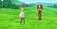 drawing crush large_breasts blood brunette twintails animation seven_deadly_sins diane