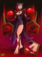 drawing giantess crush black_hair large_breasts long_hair cleavage blood smiling between_toes cutaway bearsafterbunnies