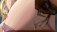 drawing insertion panties blonde long_hair blood heart scat closed_eyes preesoul