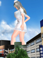 giantess city large_breasts red_eyes boots nurse june_jules