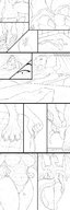 drawing nude panties furry dragoness horns wings dragon comic large_breasts claws barefoot bath fox paws shrunken_man trapped reptile willing inside_clothing mtfoxx
