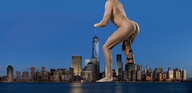 giantess collage nude panties city mega giant male penis bra buildings multiple_sizes skyline outdoors large_penis