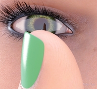 micro eye fingertip on_finger digital_render aninnocentowl