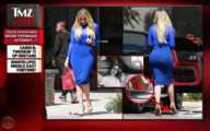 drawing collage blonde long_hair celebrity walking looking_down shoe_crush big_butt cardi_b giantessford