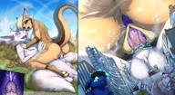 drawing nipples giantess nude furry blushing giga tail anthro city color large_breasts tongue cum destruction giant male penis sex buildings low_angle open_mouth asshole thighs outdoors closed_eyes sideboob running_away internal_view notbad621 kishin ych cock_ring sophia_(azgrim) benny_(bennythegod) azgrim ndoto