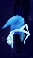 giantess handheld lying_down unknown_artist blue_skin closed_eyes no_background blue_diamond