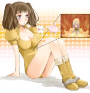 drawing vore brunette digestion twintails inside_stomach stomach_view seven_deadly_sins elizabeth_liones cutaway diane