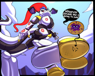 drawing crush color red_eyes low_angle unaware commission mspaintgts robot_girl kelly rosinda sir--raptor