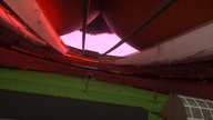 growth giantess giga city mega vixen destruction low_angle stadium outdoors fox_girl redfiredog digital_render