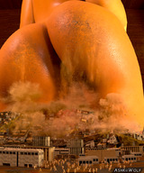 crush nude city butt destruction butt_crush shrunken_people rome shrunken_city debris digital_render ashkiiwolf safyia