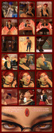 vore comic large_breasts cleavage glasses shrinking story red_hair shrunken_man point_of_view boomgts glowing_eyes pointed_ears digital_render