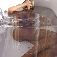 nude blonde bath shrunken_man digital_render