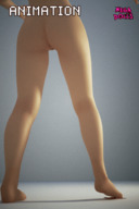 giantess nude feet butt barefoot foot_crush animation shrunken_man digital_render megadolls