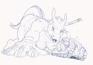 drawing nipples giantess crush nude furry macro dragoness horns tail anthro dragon monochrome large_breasts destruction claws text barefoot cleavage angry military tank low_angle crawling hand bending_over fangs sketch looking_down reptile hand_crush vehicles grasping all_fours vehicle_crush dialogue annoyed sharp_teeth scalie no_background looking_at_tiny bare_legs bare_midriff looking_at_tinies holmen grayscale bare_thighs hanging_breasts serbearts serbe serbeart claw_crush