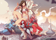 breasts drawing giantess blushing giga horns city mega alien color large_breasts long_hair destruction blue_eyes toes cleavage bra skirt brunette multiple_sizes brown_eyes spaceship ponytail dress boots kneeling blue_skin coruscant star_wars skyscraper giantesses vehicles smoke tentacles thighs top throne belt ripped_clothing headband sitting_on_building hood white_skin red_skin scarf harem sith angelgts bare_legs grey_skin bald togruta makeshift_clothing circlet bare_midriff padme_amidala padme aayla_secura empress dathomirian shaak_ti senator jedi star_destroyer asajj_ventress senate_building twilek Mega Destruction lekku