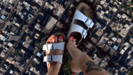 giantess collage feet city mega unknown_artist red_nails tattoo