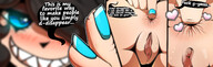 drawing insertion micro blushing masturbation black_hair color butt blue_eyes domination anal_insertion shrunken_woman teasing asshole june smothering mspaintgts