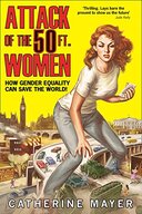 breasts drawing giantess city mega color destruction brunette tank looking_down highway pants vehicles straddling book_cover attack_of_the_50_foot_woman nancy_archer