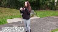 collage handheld brunette story shrunken_man outdoors audriana
