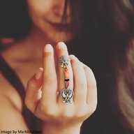 collage bondage hand shrunken_man rings msku