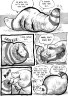 drawing gentle vore furry anthro comic monochrome clothed story asshole tinies dialogue science_fiction full_tour sound_effects jaggedjagd plot_intensive kiwa giant_things_and_tiny_things fitzroy