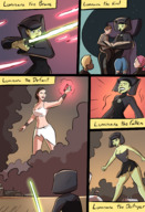 breasts drawing growth giantess panties mega alien blonde comic color large_breasts long_hair destruction rampage cleavage bra skirt buildings brunette multiple_sizes pink_hair dress blue_skin star_wars parody giantesses dark_skin tentacles tattoo ripped_clothing bracelet stars lightsaber green_skin bare_legs outgrowing_clothes bare_midriff caiman2 padme_amidala padme empress senator jedi mirialan luminara_unduli headdress Mega Destruction lekku
