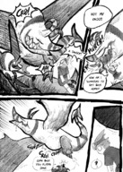 drawing gentle vore furry anthro comic monochrome story romantic adventure science_fiction jaggedjagd plot_intensive giant_things_and_tiny_things