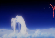 drawing giantess nude color anime rei_ayanami neon_genesis_evangelion animation clouds