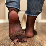 collage feet clothed toes high_heels stockings foot_worship nylons shrunken_man under_foot bald msku