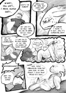 drawing gentle furry anthro comic monochrome story romantic adventure dialogue science_fiction jaggedjagd plot_intensive giant_things_and_tiny_things