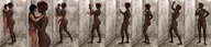 nipples nude pussy vore black_hair long_hair tongue butt handheld barefoot shrinking topless underwear sequence smiling scared red_hair short_hair kissing shrunken_woman open_mouth inside_mouth dangle dark_skin pinned indoors closed_eyes sideboob panels struggling looking_at_tiny digital_render thedudeist