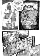 drawing gentle furry anthro comic monochrome story romantic adventure dialogue science_fiction jaggedjagd plot_intensive giant_things_and_tiny_things