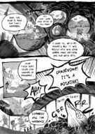 drawing gentle furry anthro comic monochrome story romantic adventure dialogue science_fiction jaggedjagd plot_intensive giant_things_and_tiny_things