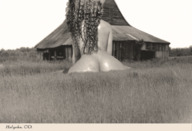 giantess collage nude monochrome sitting barn photograph outdoors curly_hair