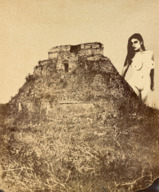giantess collage nude pussy large_breasts long_hair photograph ruins vintage