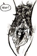 drawing insertion nude monochrome ednem