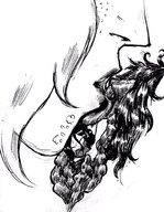 drawing nude monochrome long_hair sarah emily ed ednem