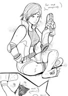 giantess feet bandages soles shoes tiny sweat asuka boots fanart smelly smelly_feet stuck fighter tekken musk training humid rarayagts jin damped pheromones