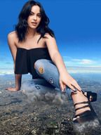 giantess city mega destruction high_heels brunette sandals high looking viewer at camila mendes