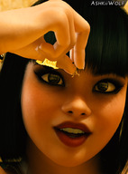 giantess egyptian cute shrunken_woman makeup ashkiiwolf samia smilink