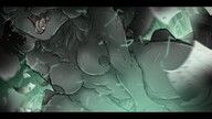 drawing nipples giantess nude pussy furry cat anthro color large_breasts long_hair tongue barefoot saliva open_mouth thighs pussy_crush legs_spread source_needed sharp_teeth papers on_knees bare_legs bare_midriff thesociallyawkwardpinguin