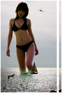 giantess collage mega swimsuit asian