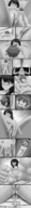drawing giantess insertion nude masturbation monochrome black_hair long_hair sex shrunken_man dialogue micromike ssss_grindman rikka_taraka