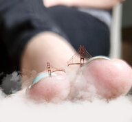 collage feet bridge destruction toes barefoot unaware nail_polish nikkiscutefeet
