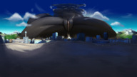 drawing nipples giantess nude pussy furry giga tail anthro city black_hair large_breasts long_hair tongue clit destruction buildings helicopter low_angle yellow_eyes kneeling underboob looming asshole mountains clouds thighs outdoors sky licking_lips legs_spread black_fur bare_legs notbad621 kaaly bare_midriff vr extreme_perspective