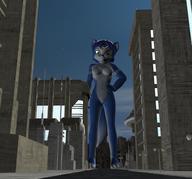 giantess furry city mega loom fox krystal digital_render