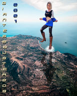 giantess crush collage feet giga city blonde color long_hair ocean buildings foot_crush dressed mountains boot clouds outdoors sky boot_crush looking_at_viewer raised_foot imminent_crush giantessbuster209 cleavage_window bare_midriff ripped_pants