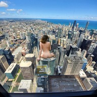 giantess collage nude pussy city mega blonde ocean buildings topless short_hair sitting clouds outdoors sky tattoo bare_butt sitting_on_building rear_view bare_legs bare_midriff bare_thighs worldofgiants