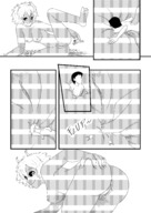 drawing giantess insertion nude horns manga comic monochrome butt finger anime topless short_hair unknown_artist anal_insertion hand hero butthole source_needed looking_at_tiny bare_legs raised_butt my_hero_academia mina_ashido bare_midriff grayscale bare_thighs
